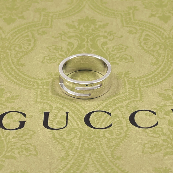 GUCCI Ring Branded Cutout G Silver925 #17(JP Size) Silver mens Used