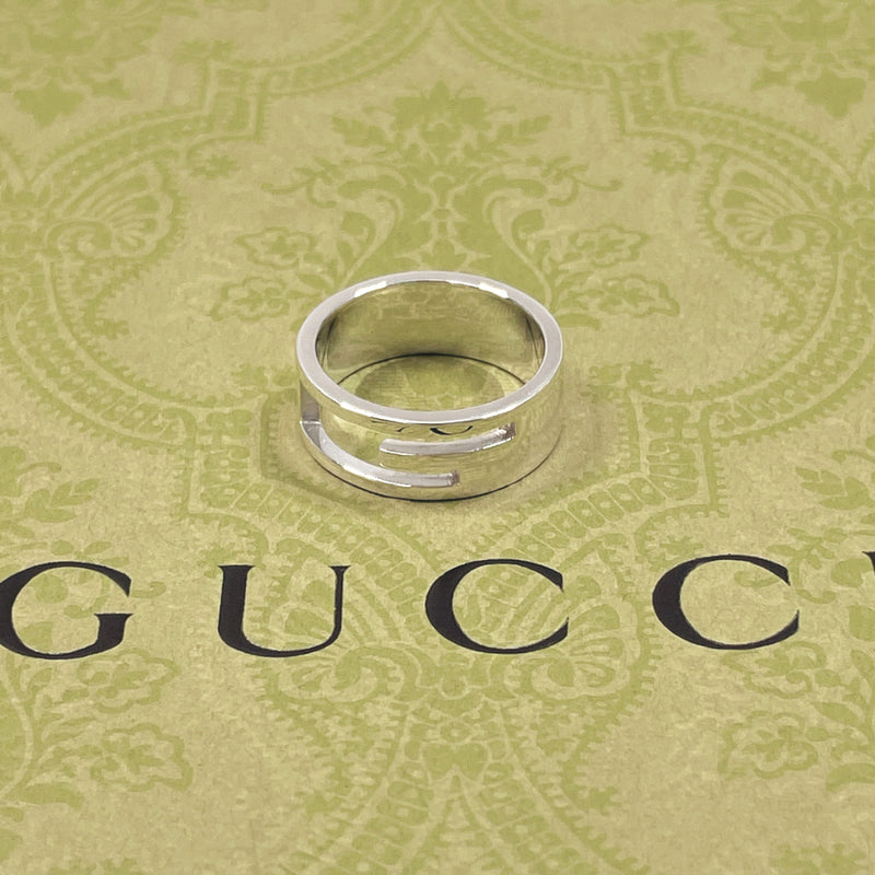 GUCCI Ring Branded Cutout G Silver925 #17(JP Size) Silver mens Used