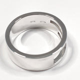 GUCCI Ring Branded Cutout G Silver925 #US 7 3/4 Silver mens Second hand