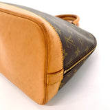 LOUIS VUITTON Handbag M51130 Alma Monogram canvas/Leather Brown Women Used