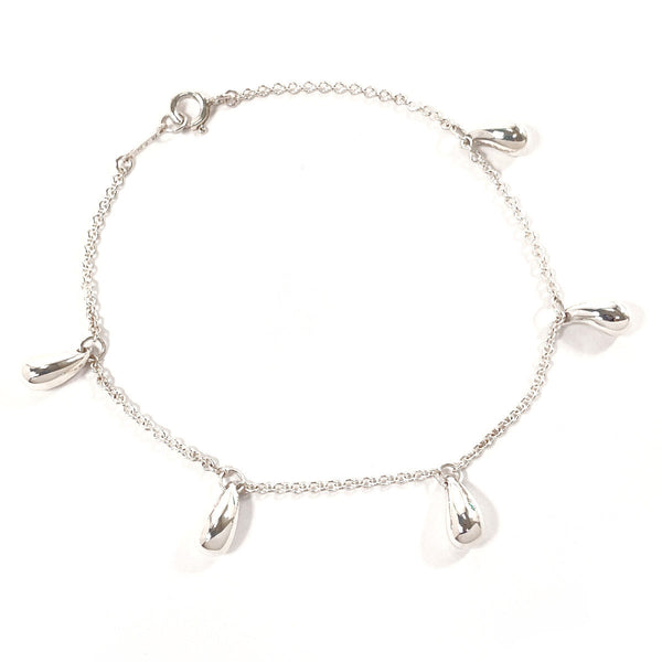 TIFFANY&Co. bracelet Teardrop 5P Elsa Peretti Silver925 Silver Women Used