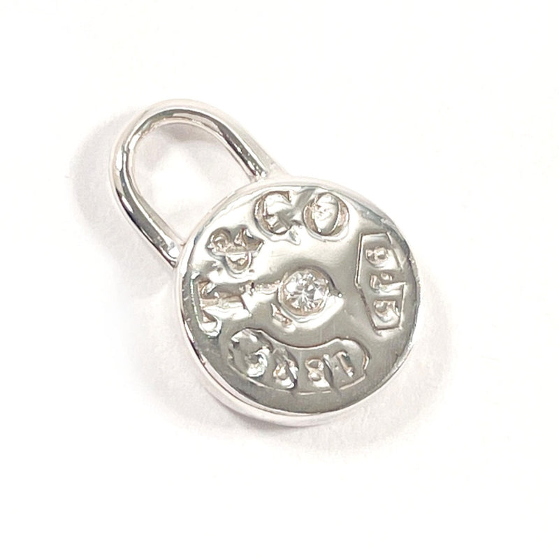 TIFFANY&Co. Pendant top 1837 Round Rock Silver925/diamond Silver Women Second hand