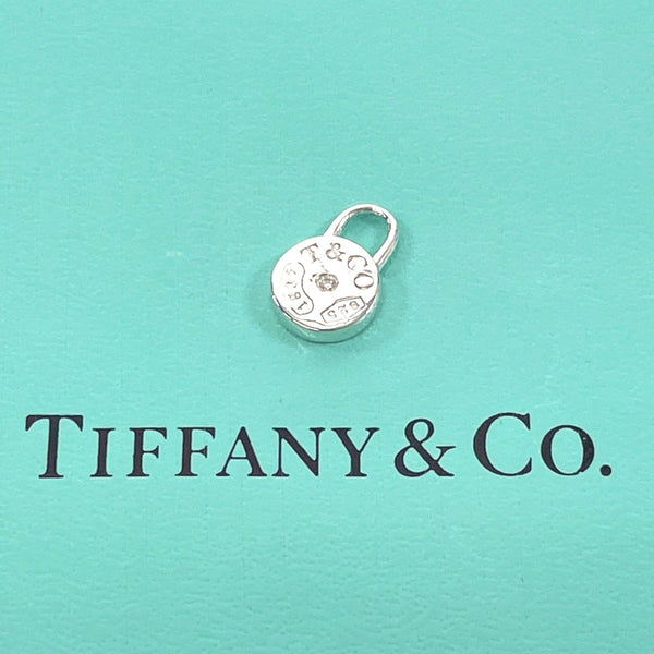 TIFFANY&Co. Pendant top 1837 Round Rock Silver925/diamond Silver Women Used