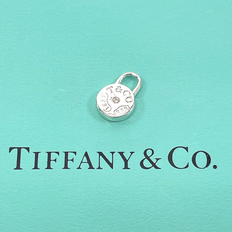 TIFFANY&Co. Pendant top 1837 Round Rock Silver925/diamond Silver Women Used