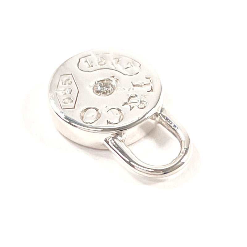 TIFFANY&Co. Pendant top 1837 Round Rock Silver925/diamond Silver Women Second hand
