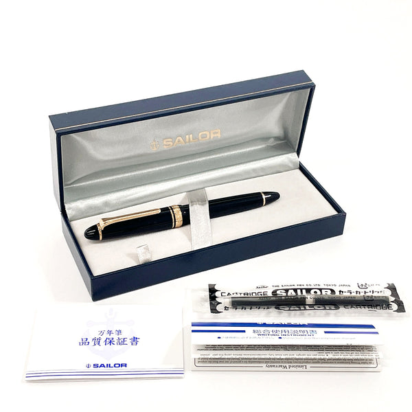 SAILOR fountain pen FOUNDED 1911 Synthetic resin/K21 Black unisex Used