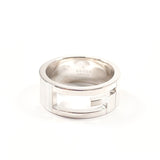 GUCCI Ring Branded Cutout G Silver925 #US 6 3/4 Silver Women Second hand