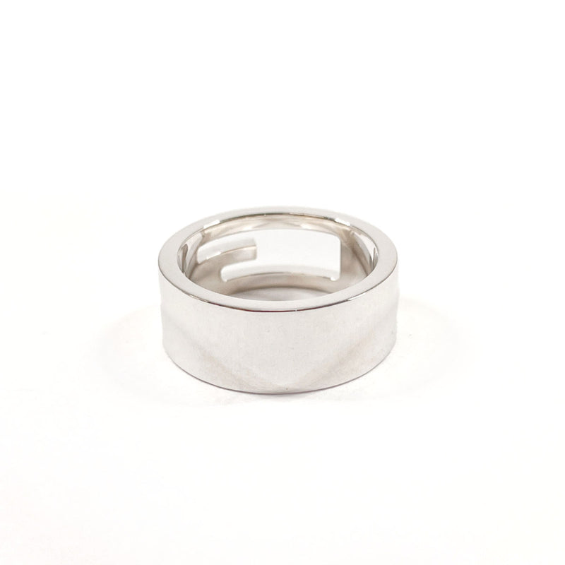 GUCCI Ring Branded Cutout G Silver925 #US 6 3/4 Silver Women Second hand