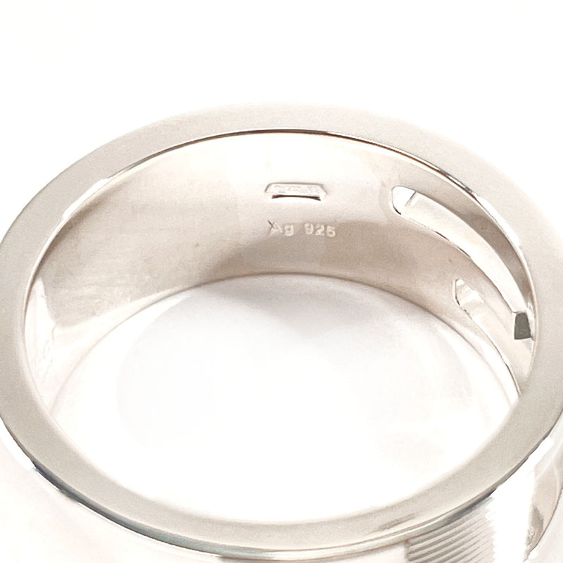 GUCCI Ring Branded Cutout G Silver925 #US 6 3/4 Silver Women Second hand