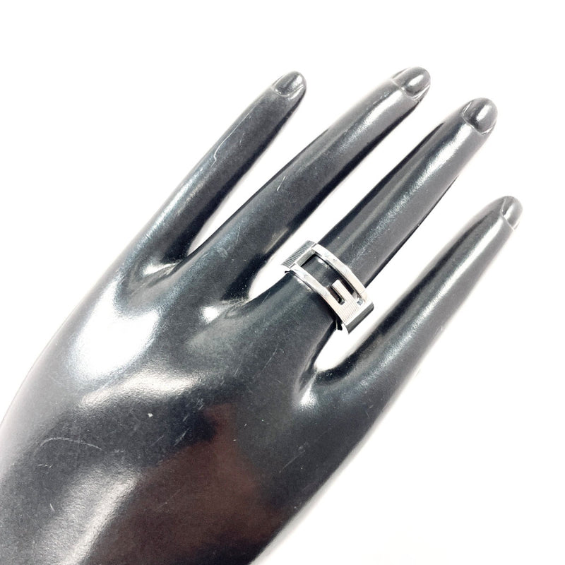 GUCCI Ring Branded Cutout G Silver925 #US 6 3/4 Silver Women Second hand