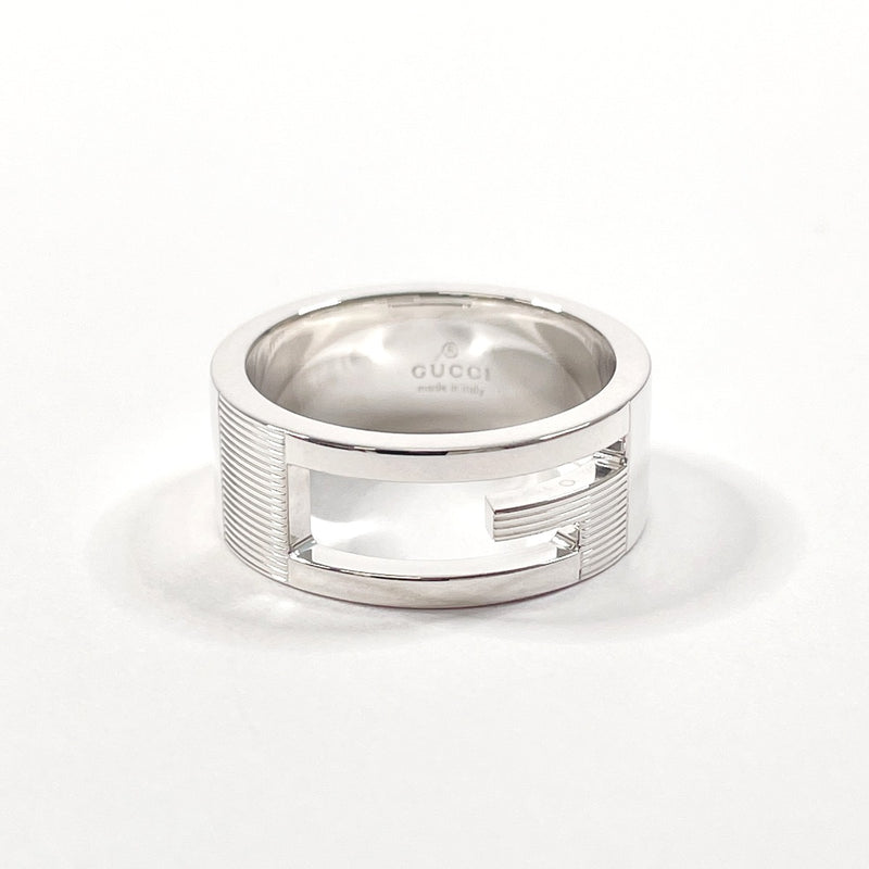 GUCCI Ring Branded Cutout G Silver925 #14(JP Size) Silver Women Used