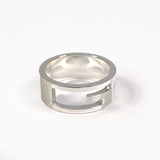 GUCCI Ring Branded Cutout G Silver925 #14(JP Size) Silver Women Used