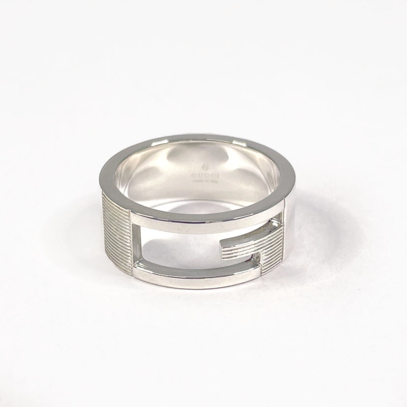 GUCCI Ring Branded Cutout G Silver925 #14(JP Size) Silver Women Used