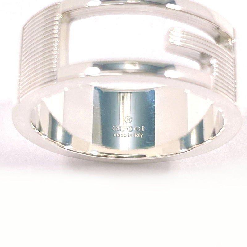 GUCCI Ring Branded Cutout G Silver925 #US 6 3/4 Silver unisex Second hand