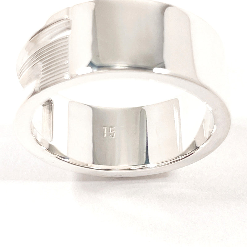 GUCCI Ring Branded Cutout G Silver925 #US 6 3/4 Silver unisex Second hand