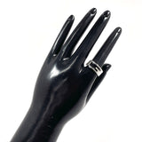 GUCCI Ring Branded Cutout G Silver925 #US 6 3/4 Silver unisex Second hand