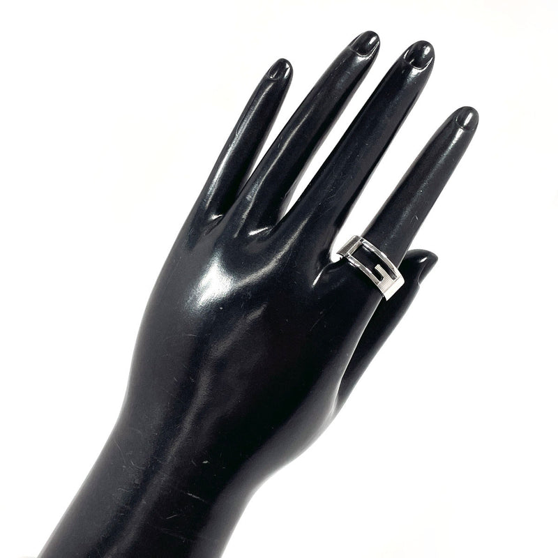 GUCCI Ring Branded Cutout G Silver925 #US 6 3/4 Silver unisex Second hand