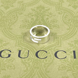 GUCCI Ring Branded Cutout G Silver925 #9.5(JP Size) Silver Women Used