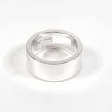 GUCCI Ring Branded Cutout G Silver925 #9.5(JP Size) Silver Women Used