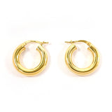 BOTTEGAVENETA earring hoop Silver925 gold Women Used