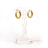 BOTTEGAVENETA earring hoop Silver925 gold Women Used