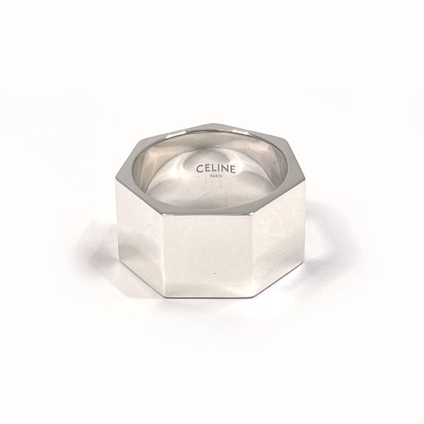 CELINE Ring Heritage Heptagon Silver925 #17(JP Size) Silver mens Used