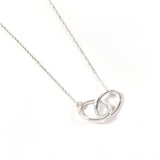 TIFFANY&Co. Necklace Double loop Elsa Peretti Silver925 Silver Women Used