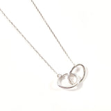 TIFFANY&Co. Necklace Double loop Elsa Peretti Silver925 Silver Women Used