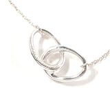 TIFFANY&Co. Necklace Double loop Elsa Peretti Silver925 Silver Women Used