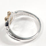 TIFFANY&Co. Ring Heart ribbon Silver925/K18 yellow gold #9.5(JP Size) Silver Silver Women Used