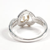 TIFFANY&Co. Ring Heart ribbon Silver925/K18 yellow gold #9.5(JP Size) Silver Silver Women Used