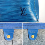 LOUIS VUITTON Boston bag M42965 Keepall 50 Epi Leather blue blue unisex Used