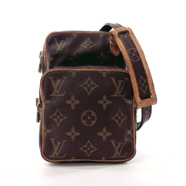 LOUIS VUITTON Shoulder Bag M45238  Mini Amazon Monogram canvas/Leather Brown Women Used