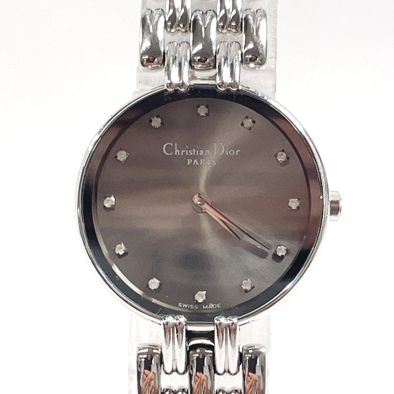 Dior Watches D44-120 Bagira 12P diamond Stainless Steel/Stainless Steel Silver Women Used