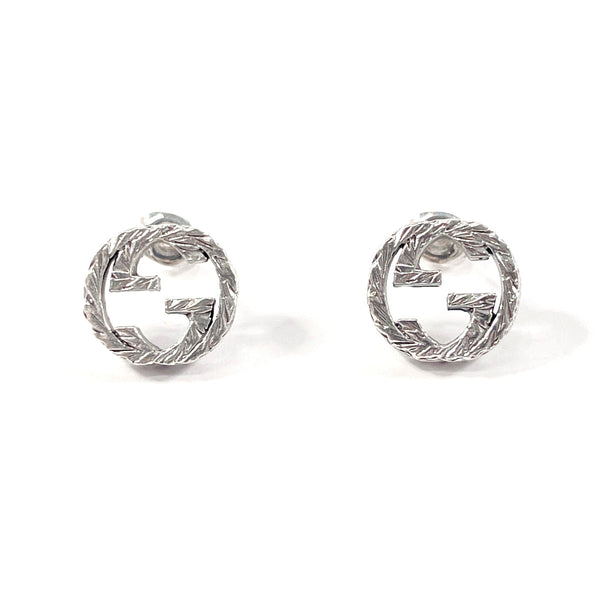 GUCCI earring 457109 J8400 0811 Interlocking G Silver925 Silver unisex Second hand