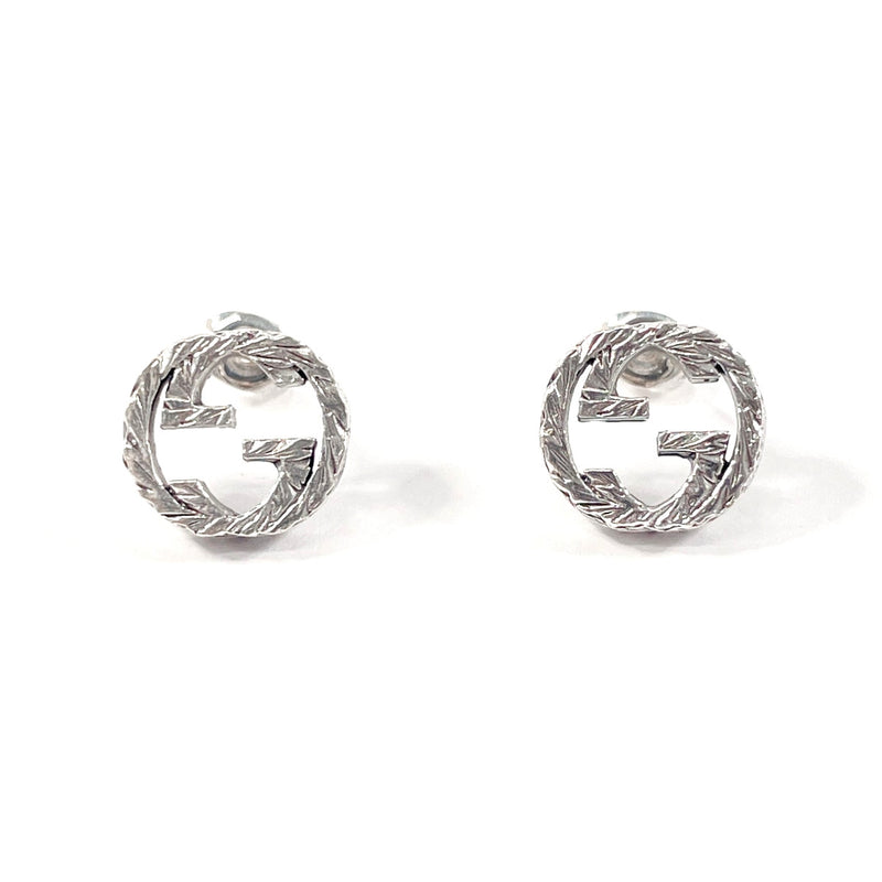 GUCCI earring 457109 J8400 0811 Interlocking G Silver925 Silver unisex Second hand