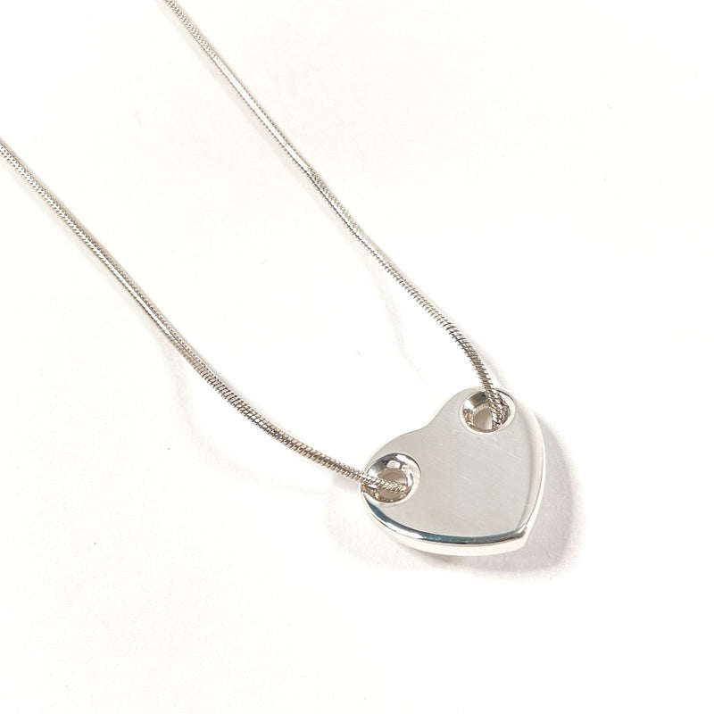 TIFFANY&Co. Necklace Heart plate Silver925 Silver Women Second hand