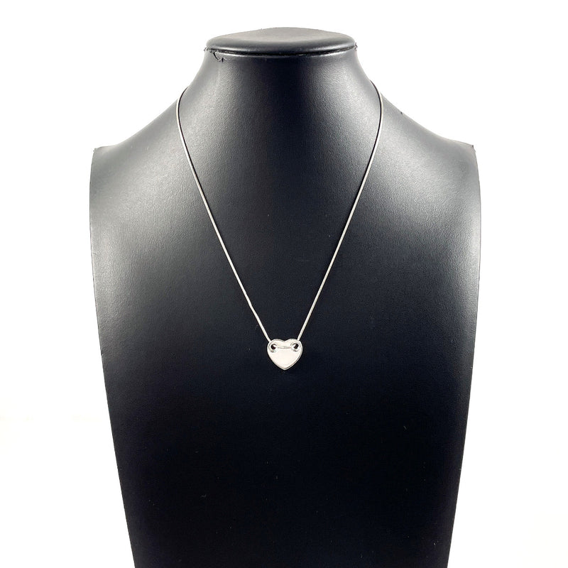 TIFFANY&Co. Necklace Heart plate Silver925 Silver Women Second hand