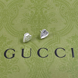 GUCCI earring 223990 J8400 8106 Trademark heart shape Silver925 Silver Women Second hand