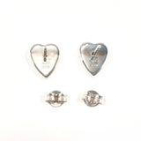 GUCCI earring 223990 J8400 8106 Trademark heart shape Silver925 Silver Women Second hand
