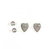 GUCCI earring 223990 J8400 8106 Trademark heart shape Silver925 Silver Women Second hand