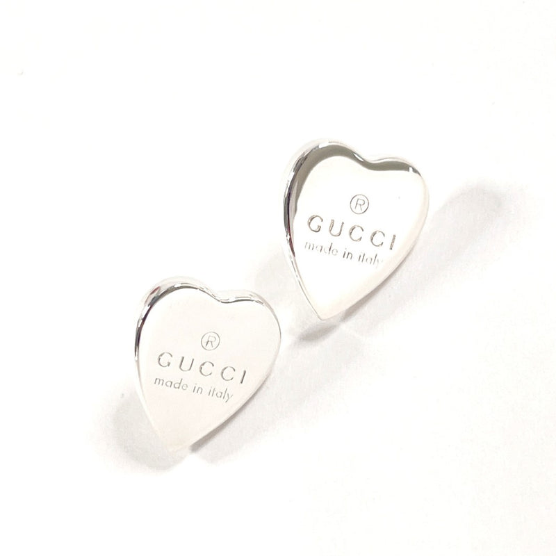 GUCCI earring 223990 J8400 8106 Trademark heart shape Silver925 Silver Women Second hand