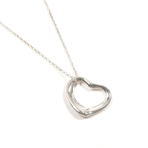 TIFFANY&Co. Necklace Open heart Elsa Peretti Silver925 Silver Women Second hand