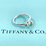 TIFFANY&Co. Ring Hook & Eye Love knot Silver925/K18 yellow gold #14(JP Size) Silver Silver Women Used