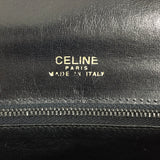 CELINE Shoulder Bag Carriage hardware vintage leather Black Women Used