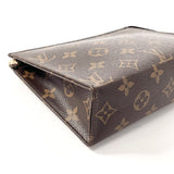 LOUIS VUITTON Pouch M47544 Posh Toilette 19 Monogram canvas Brown Women Used