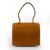 CELINE Handbag vintage leather Camel Women Used