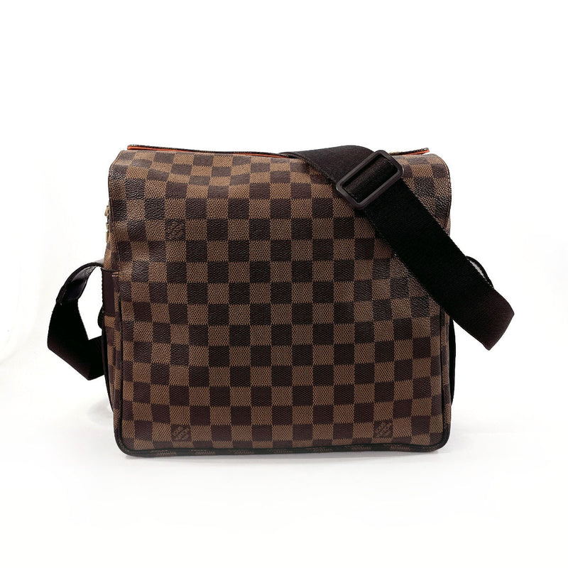 LOUIS VUITTON Shoulder Bag N45255 Naviglio Damier canvas Brown mens Used