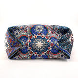 ETRO Shoulder Bag Paisley Tassel Nylon/leather blue Women Used