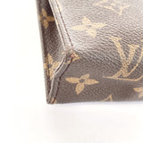 LOUIS VUITTON Pouch M47546 Posh Toilette 15 Monogram canvas Brown unisex Used